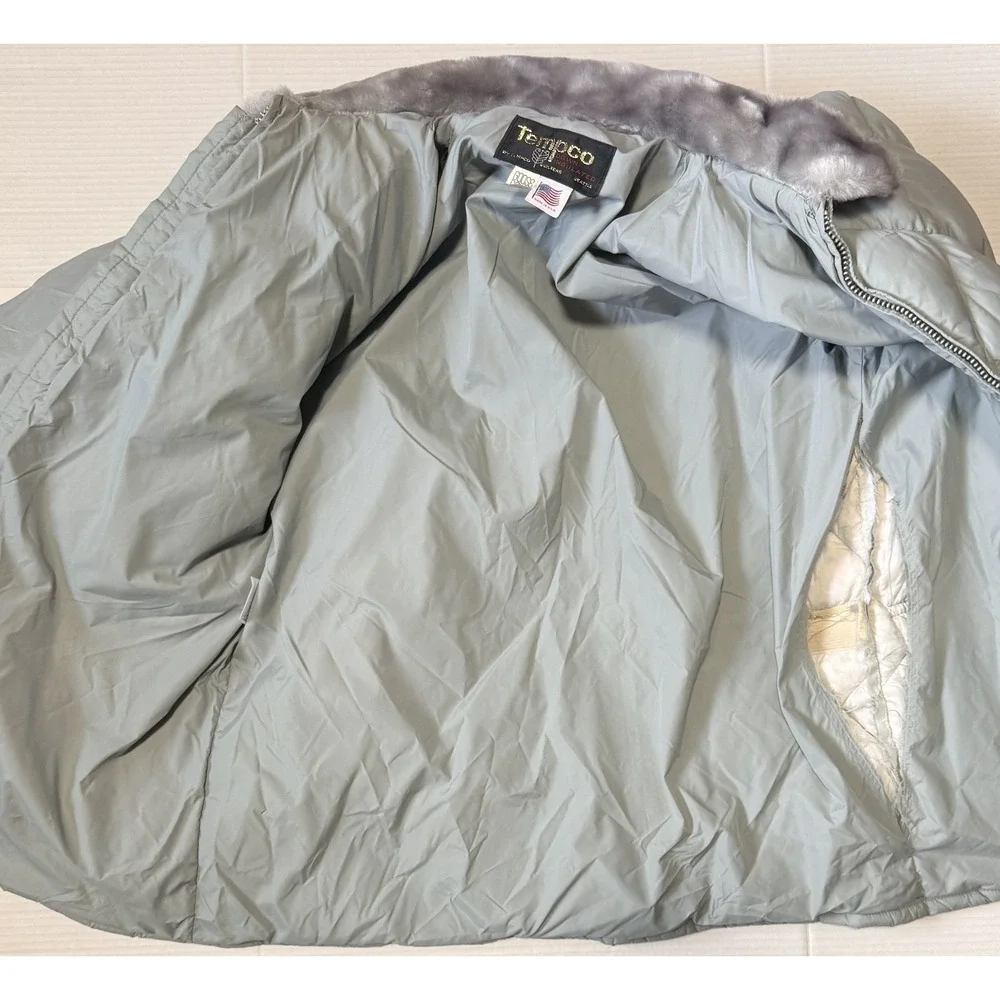 TEMPCO - Men's VTG 70s USA Goose Down Quilted Insulated Puffer Jacket - Size 44‎
